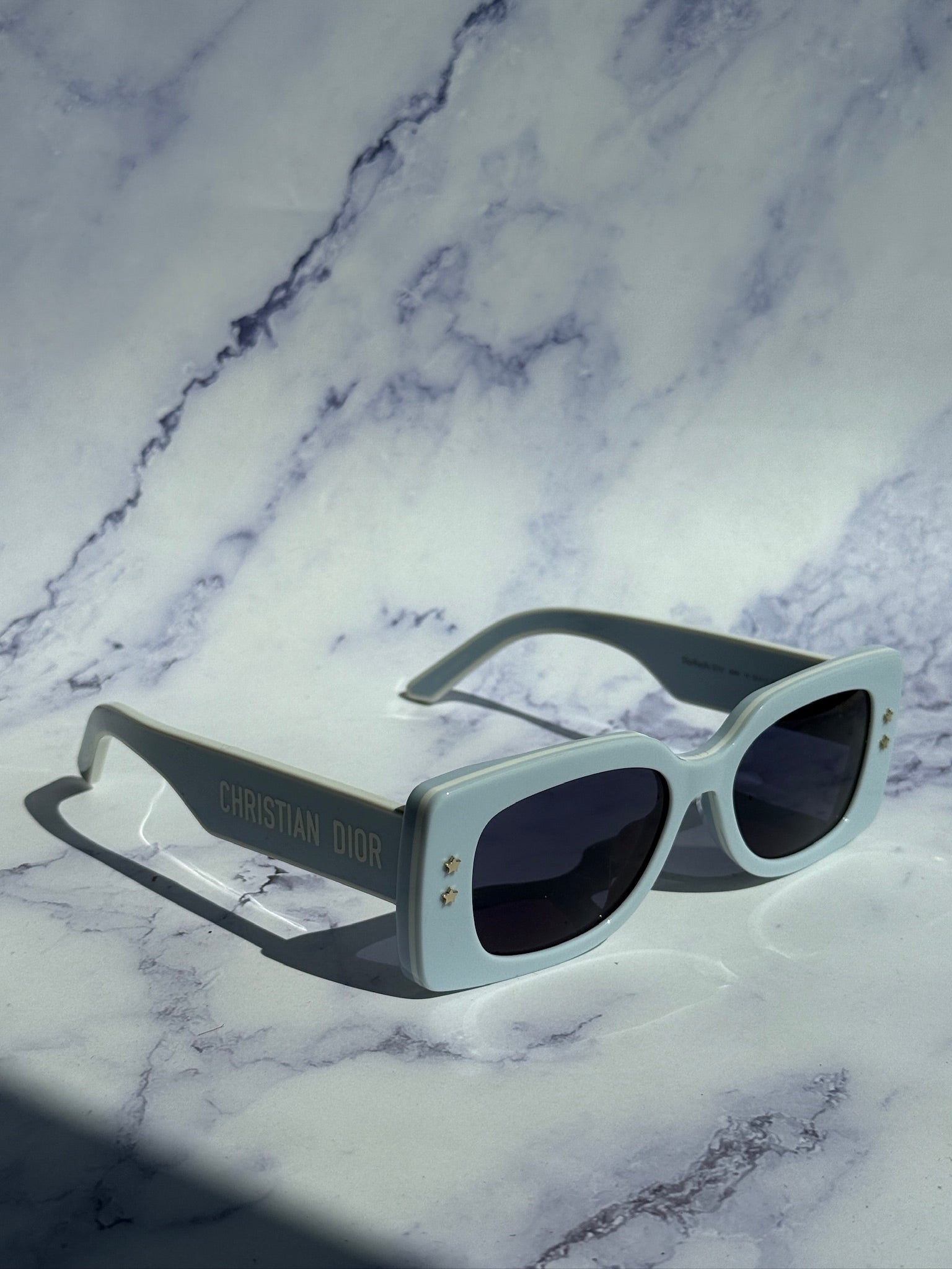 Dior Pacific S1U Sunglasses in Light Blue – Designer Daydream