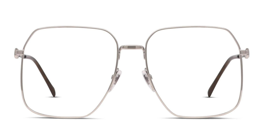 Gucci GG0952O Oversized Metal Square Frames in Silver