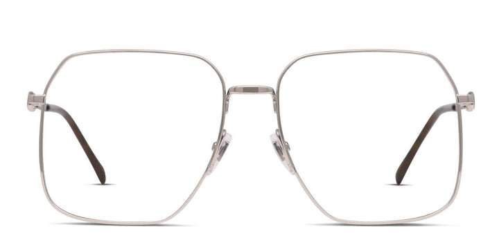 Gucci GG0952O Oversized Metal Square Frames in Silver