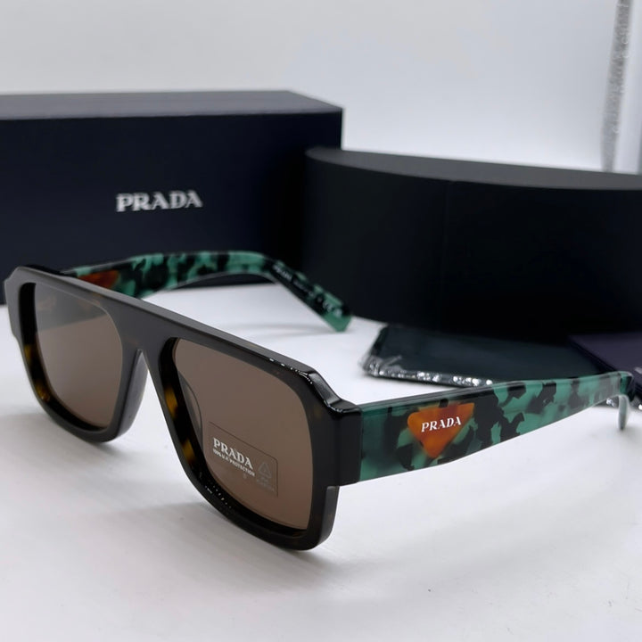 Prada PR22YS Sunglasses in Brown Green