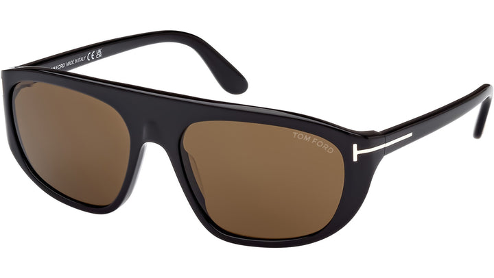 Tom Ford FT1002 Edward Aviator Sunglasses in Black