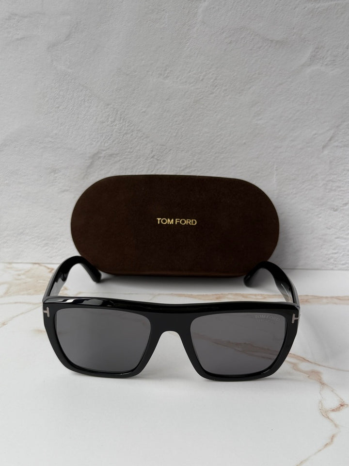 Tom Ford Alberto FT1077-N Black Polarized Sunglasses