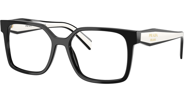 Prada PR B03V Eyeglasses Frames in Black White