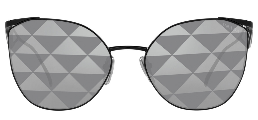 Prada PR50ZS Sunglasses in Black Mirror