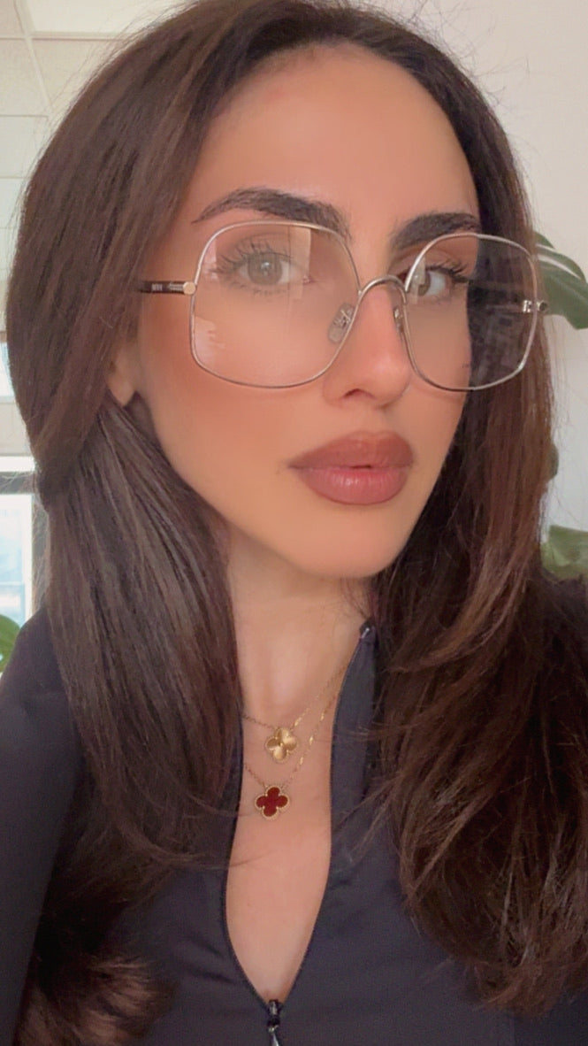 Loewe LW50055U Silver Oversized Frames