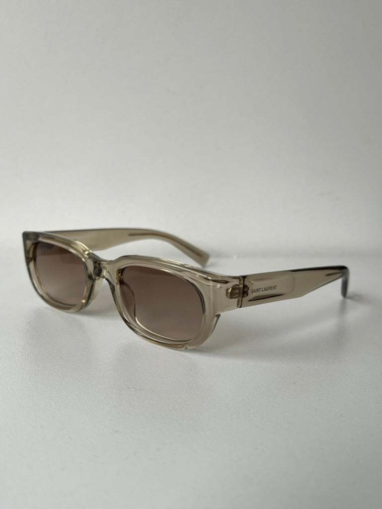 Saint Laurent SL642 Sunglasses in Beige