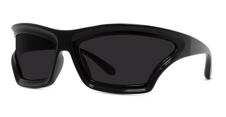 Loewe LW40143U Paula's Ibiza Shield Sunglasses in Black