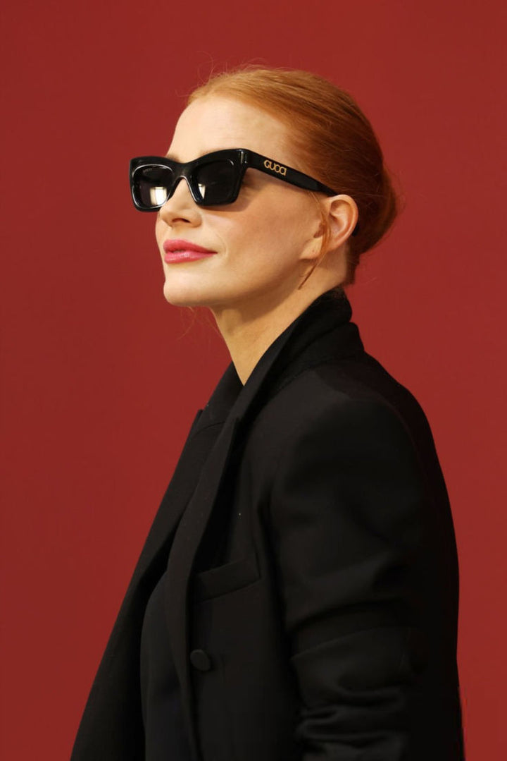 Gucci GG1773SA Cat Eye Sunglasses in Black