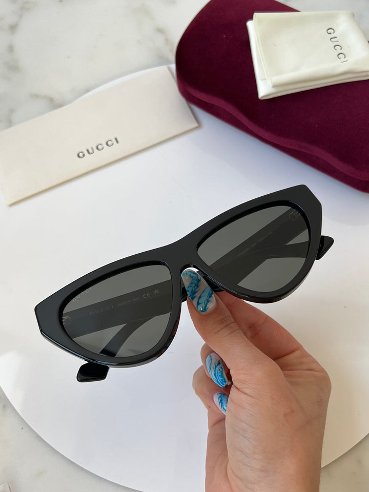 Gucci GG1333S Black Cat Eye Sunglasses