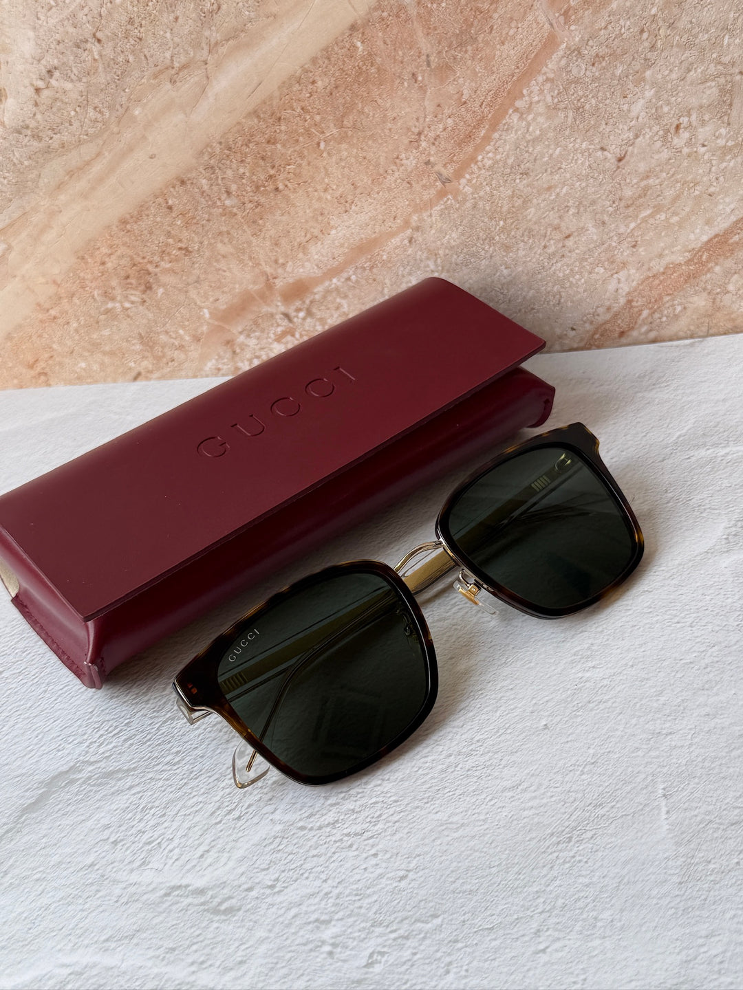 Gucci GG0563SK Havana Brown Unisex Sunglasses