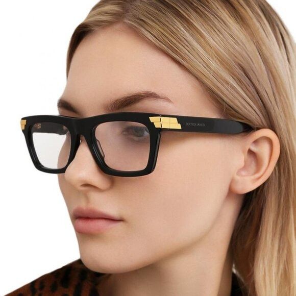 Bottega Veneta BV1059O Eyeglasses Frames in Black