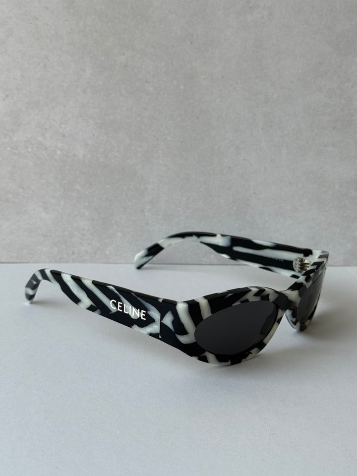 Celine CL40288I Monochroms Animal Print Cat Eye Sunglasses