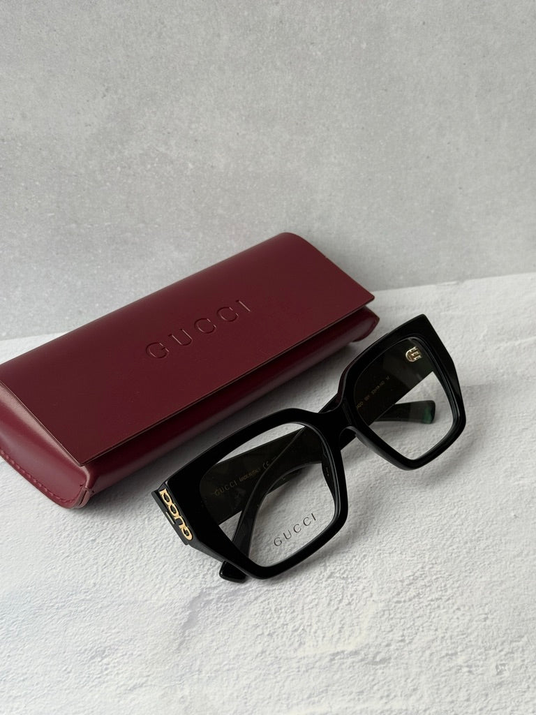 Monturas de ojos de gato Gucci GG0634O en marrón