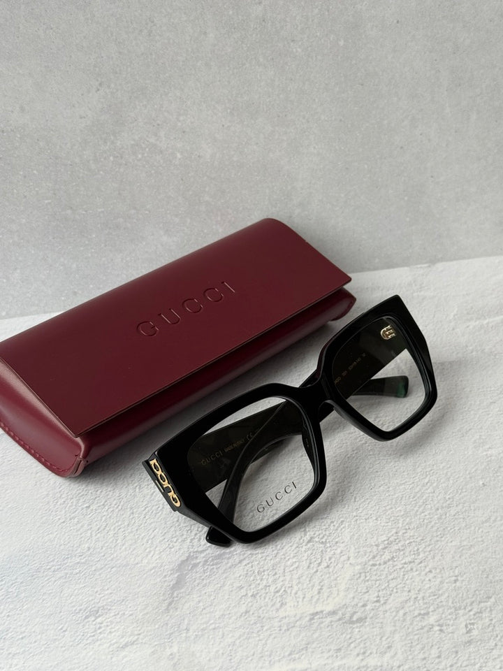 Monturas de ojos de gato Gucci GG0634O en marrón