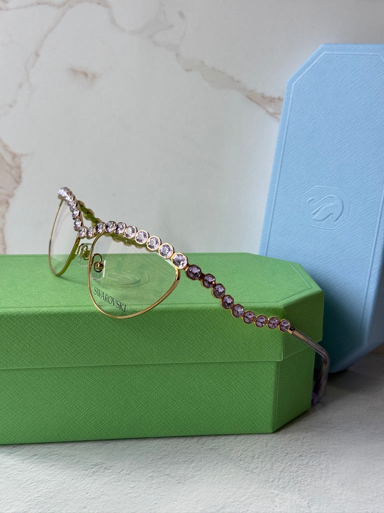 Swarovski SK1030 Crystal Cat Eye Eyeglasses Frames
