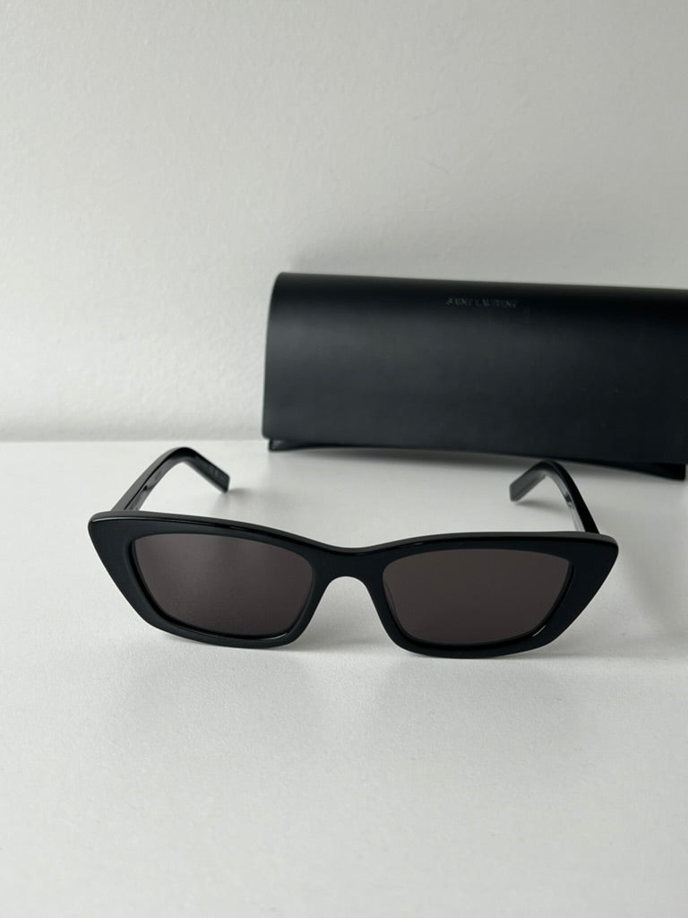 Saint Laurent SL277 Cat Eye Sunglasses in Black