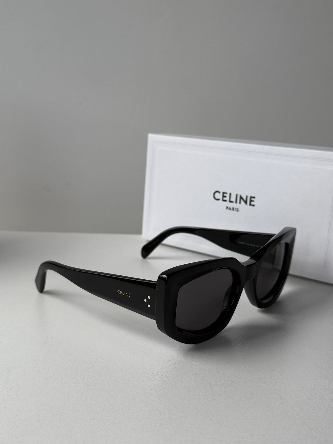 Celine CL40277I Bold Dot Black Sunglasses
