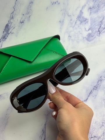 Bottega Veneta BV1284S Brown Aviator Sunglasses