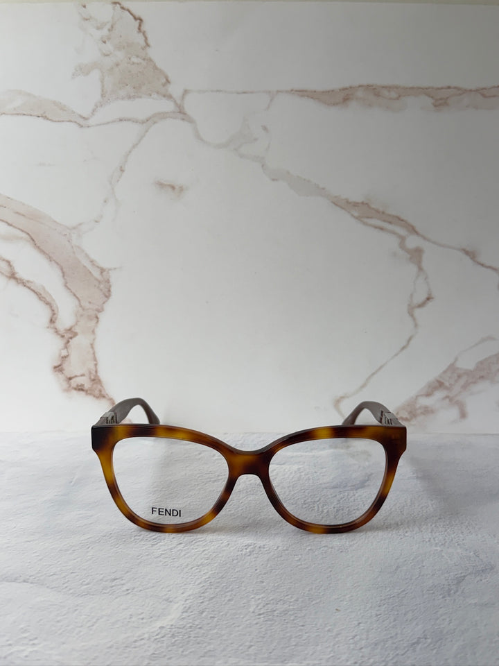 Fendi FE50093I Brown Cat Eye Frames