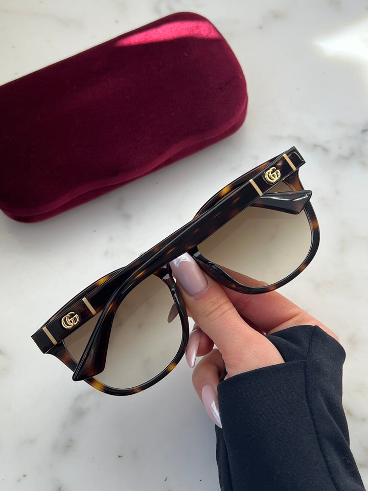 Gucci GG1122SA Classic Sunglasses in Brown