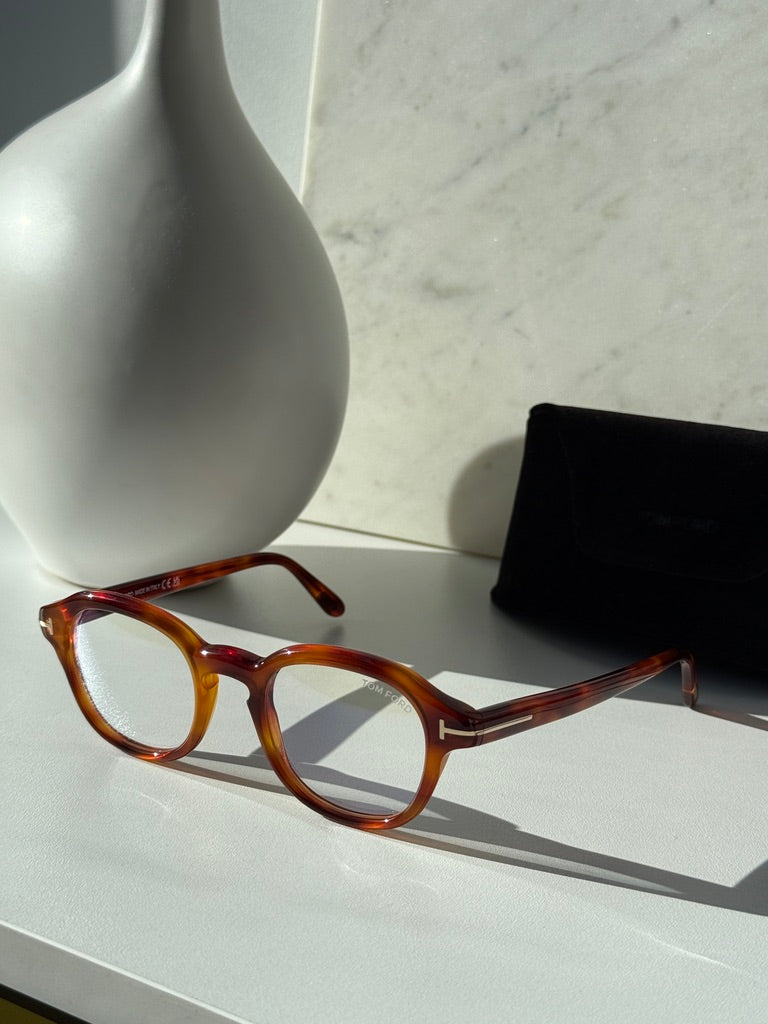 Tom Ford FT5871-B Brown Bluelight Frames
