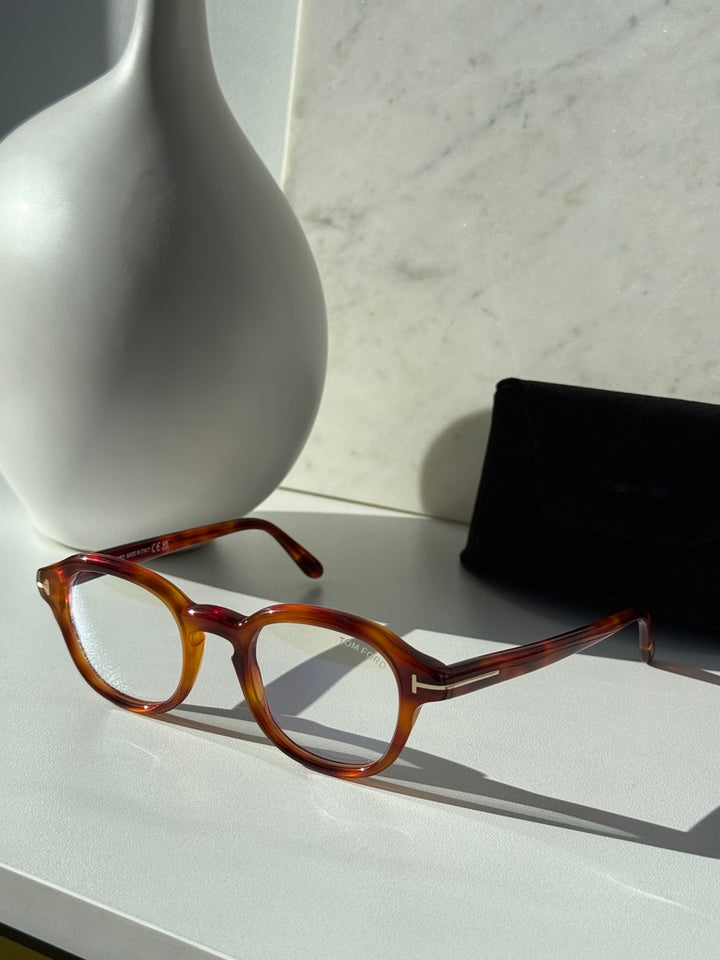 Tom Ford FT5871-B Brown Bluelight Frames