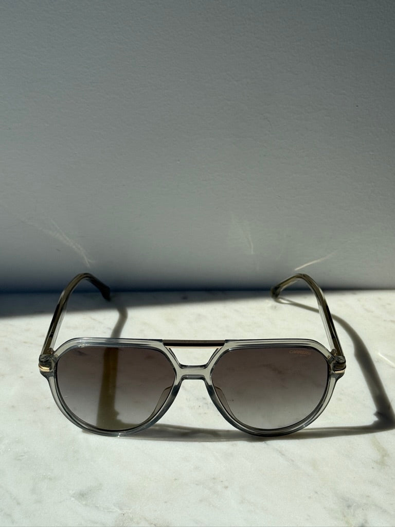Carrera 315/S Aviator Sunglasses in Transparent Grey Mirror