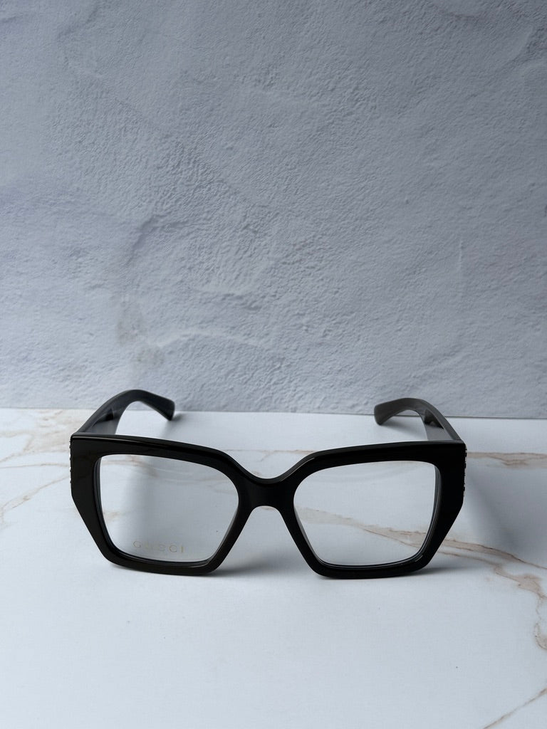 Gucci GG2042O Square Frames in Brown | Designer Daydream