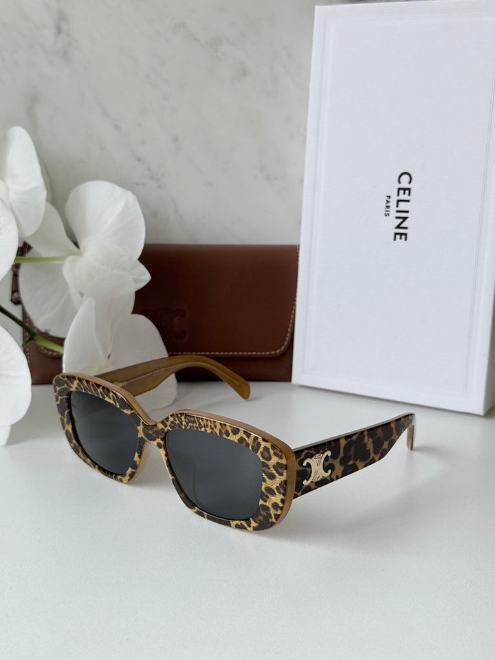 Celine CL40216U Triomphe Animal Print Sunglasses