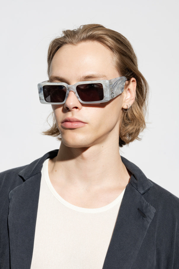 Off White Milano Sunglasses in Havana Grey – Designer Daydream