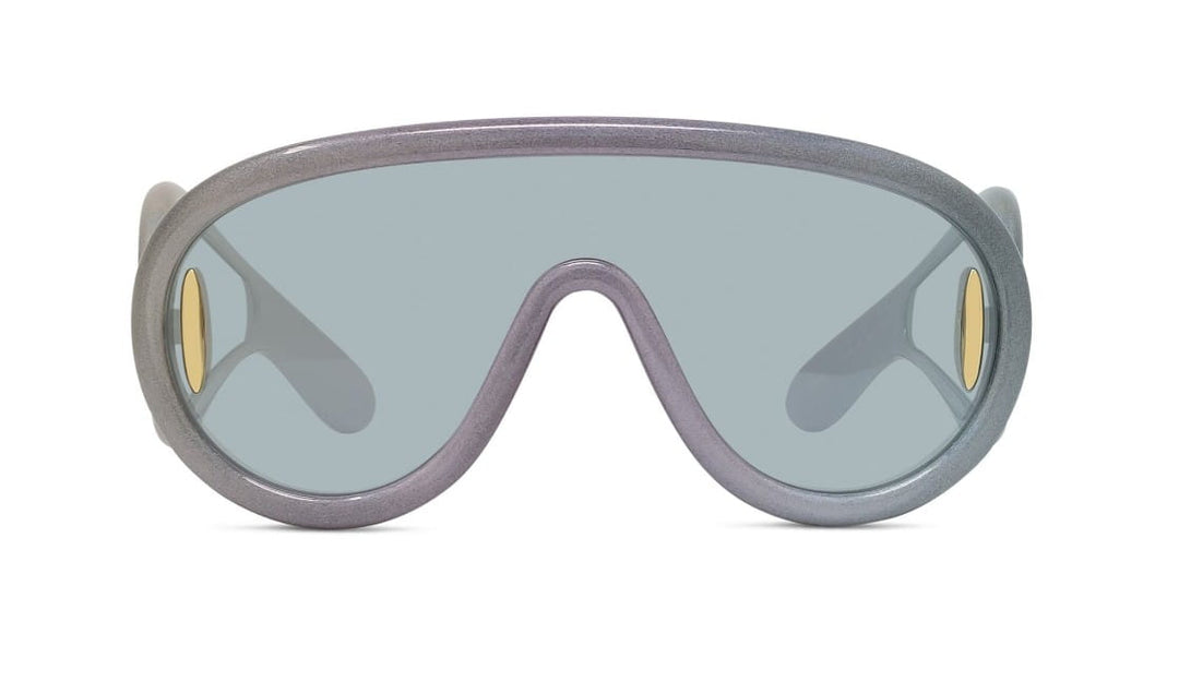 Loewe LW40108I Wave Mask Sunglasses in Blue Mirror