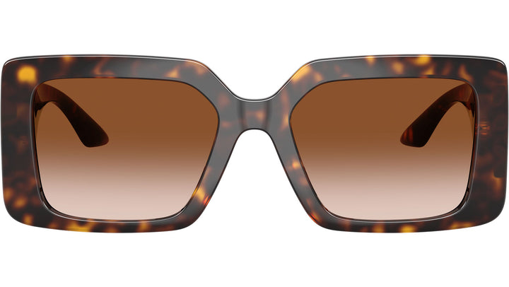 Versace VE4505U Havana Brown Oversized Greca Sunglasses