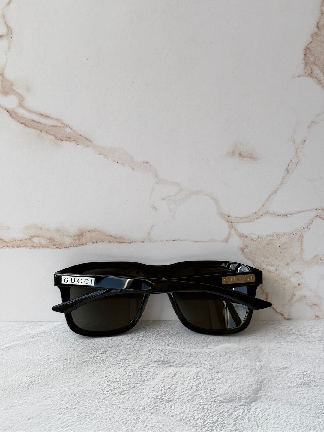 Gafas de sol con montura gruesa en marrón Gucci GG1338SK