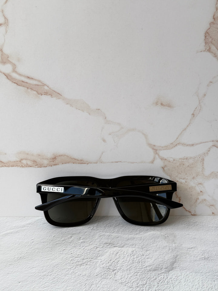 Gafas de sol con montura gruesa en marrón Gucci GG1338SK