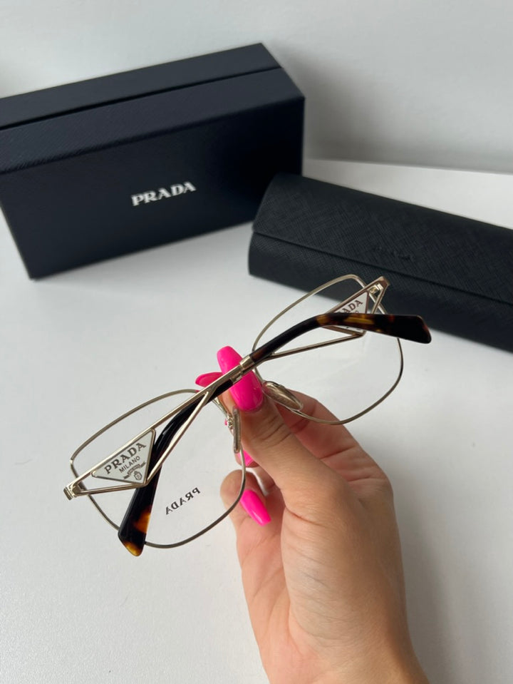 Prada PRA54VD Eyeglasses Frames in Gold