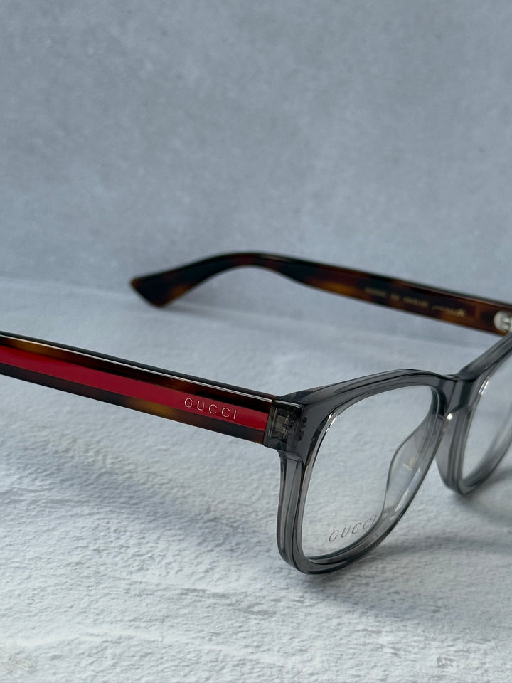 Gucci GG0004O Square Eyeglasses Frames in Grey