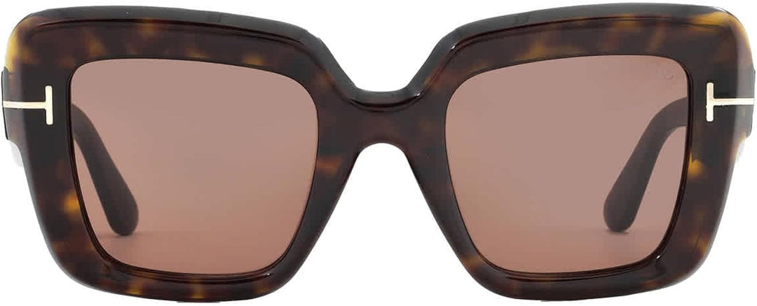 Tom Ford Esme FT1157 Square Sunglasses in Havana Brown