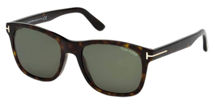 Tom Ford Eric sunglasses, Havana Brown frame and dark green lenses