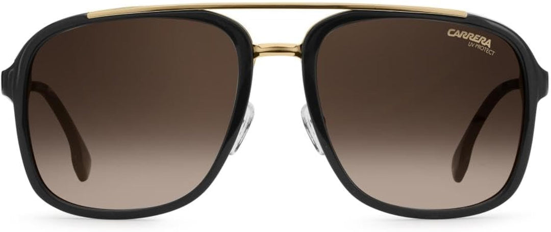 Carrera 133/S Aviator Sunglasses in Black Gold