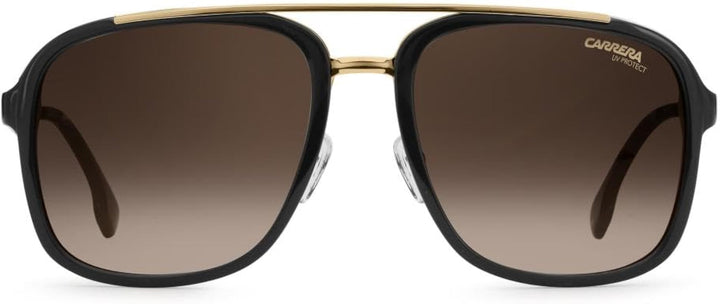 Carrera 133/S Aviator Sunglasses in Black Gold