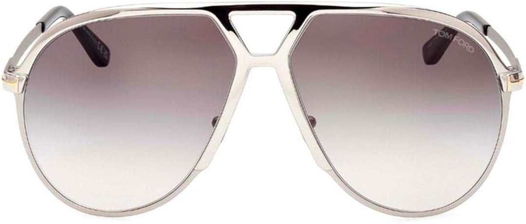 Tom Ford Xavier FT1060 Oversized Aviator Sunglasses in Silver