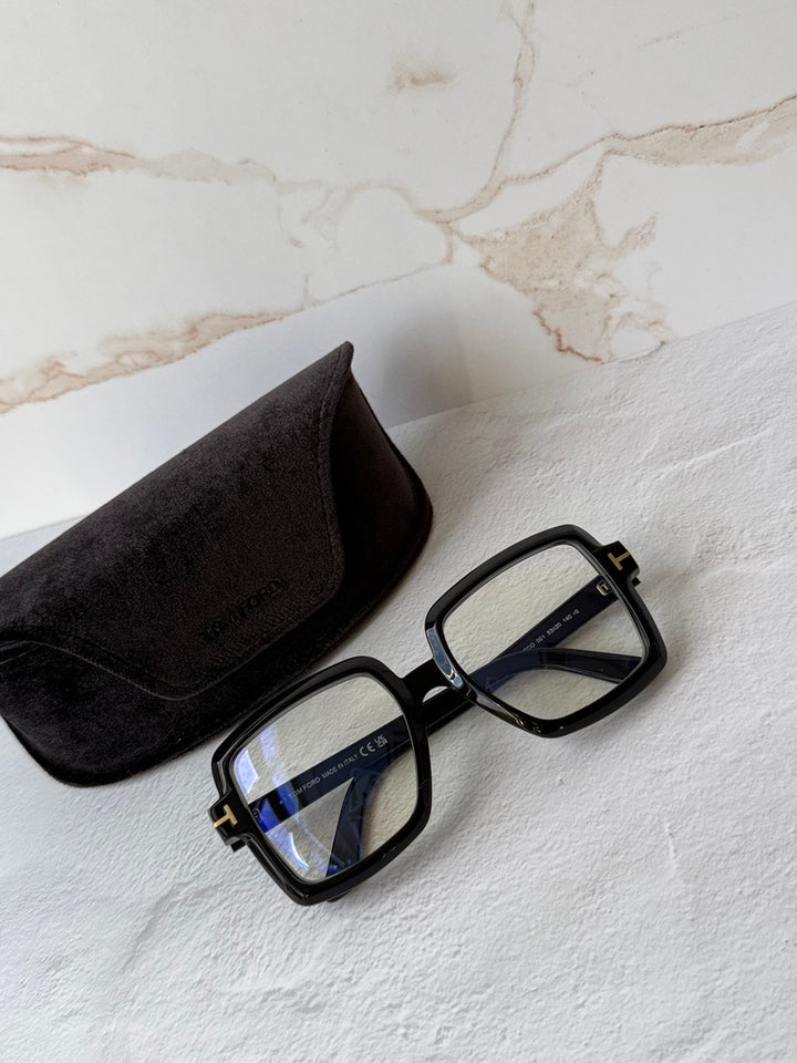 Tom Ford FT5913-B Black Square Bluelight Frames