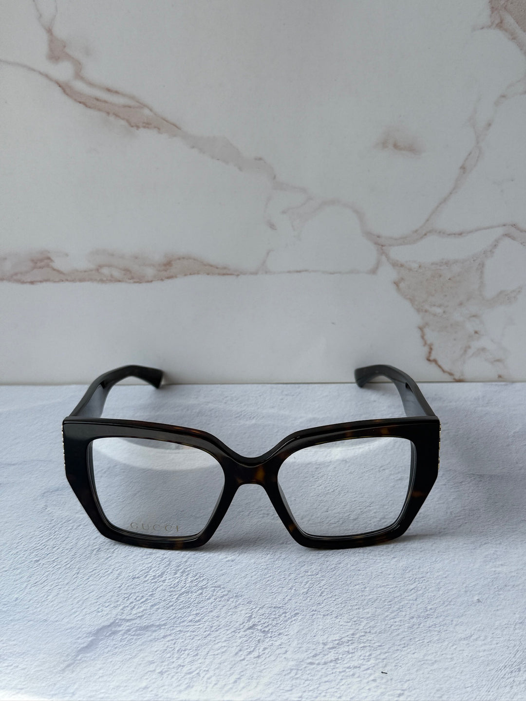 Gucci GG2042O Square Frames in Havana Brown