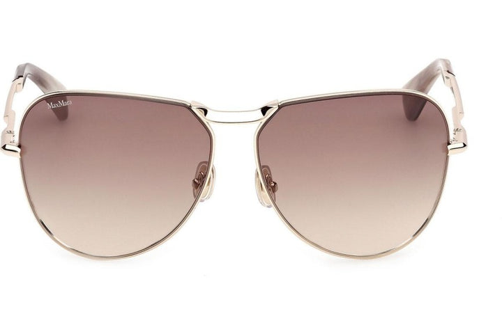 Max Mara MM0134 Miller Sunglasses in Gold Brown
