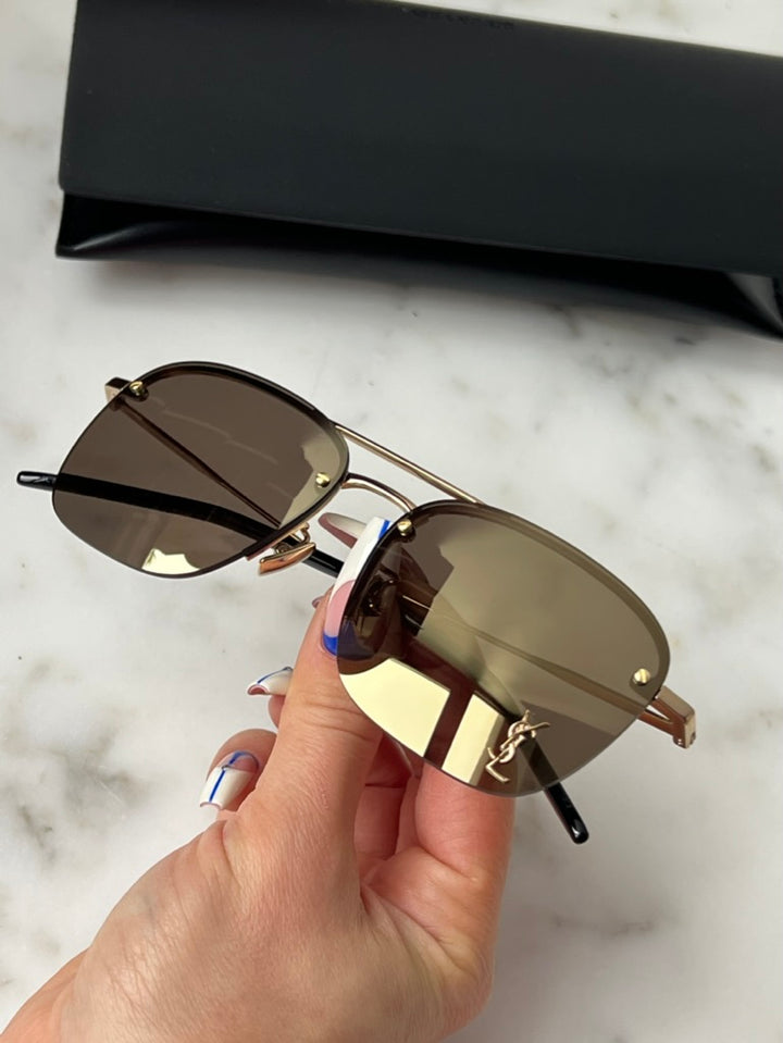 Gafas de sol Saint Laurent SL309M en espejo bronce