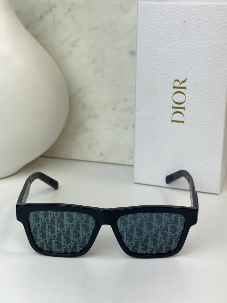 Dior B23 S4I Sunglasses in Blue Monogram Mirror