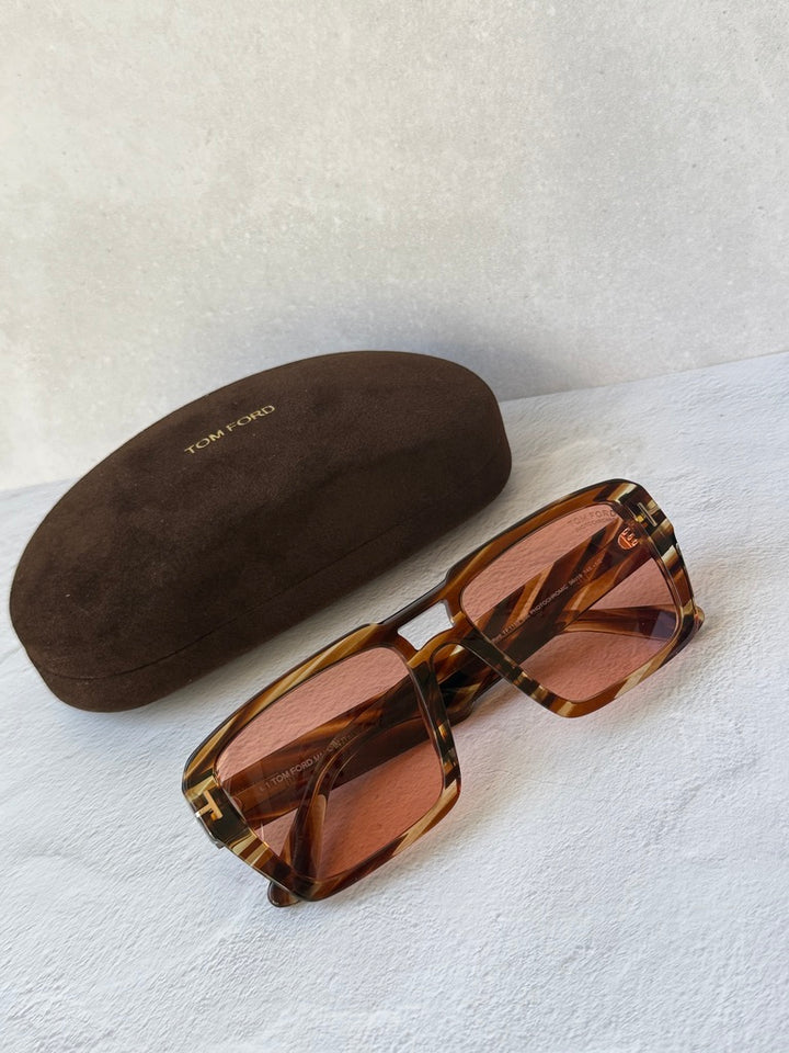 Tom Ford Redford FT1153 Sunglasses in Brown Photochromic