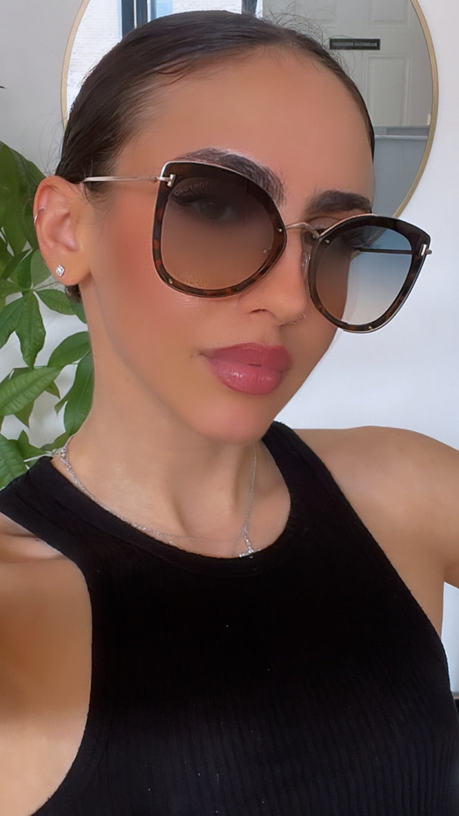 Tom Ford Charlotte FT0657 Metal Sunglasses