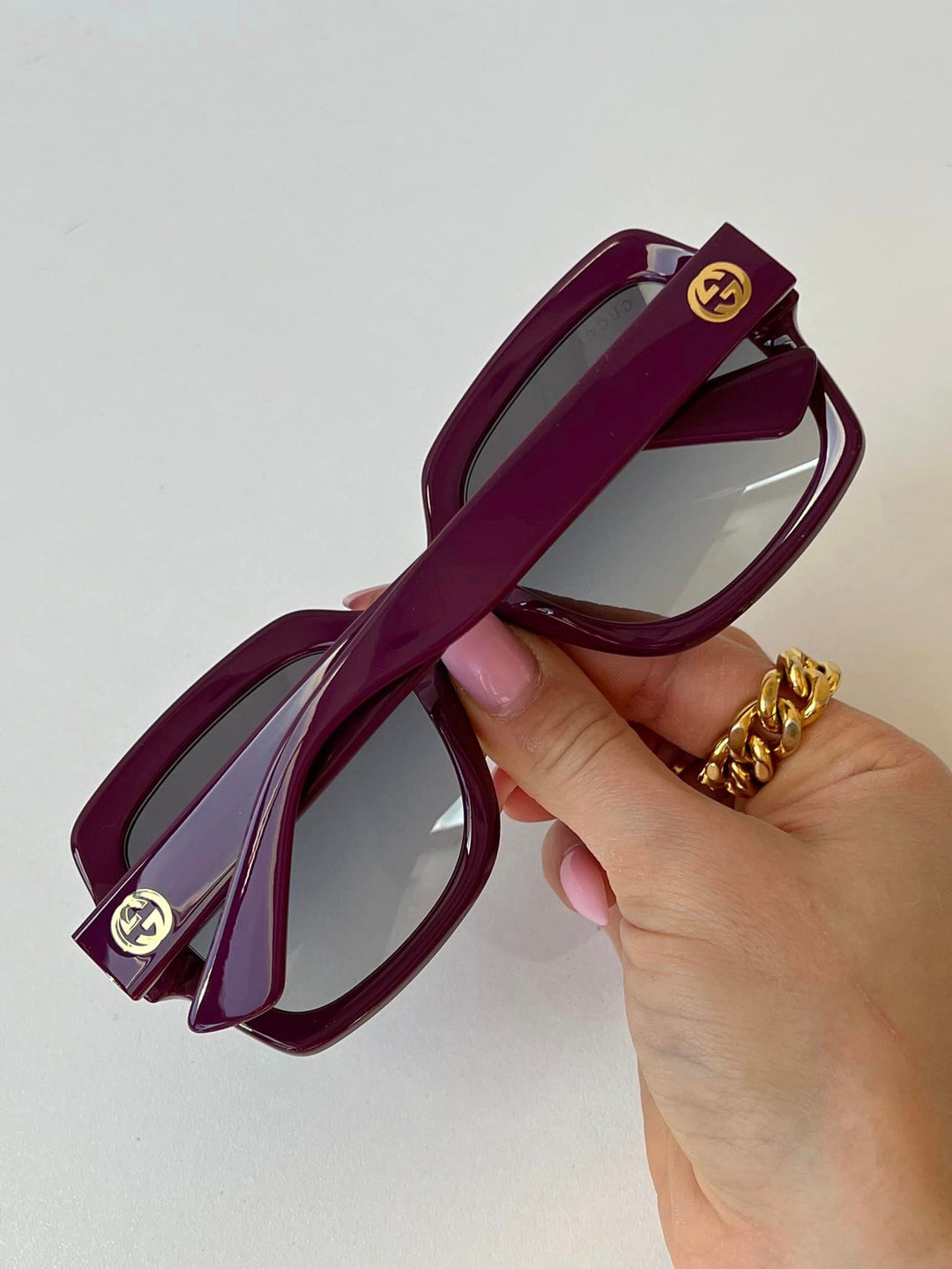 Gucci GG1337S Pink Square Sunglasses