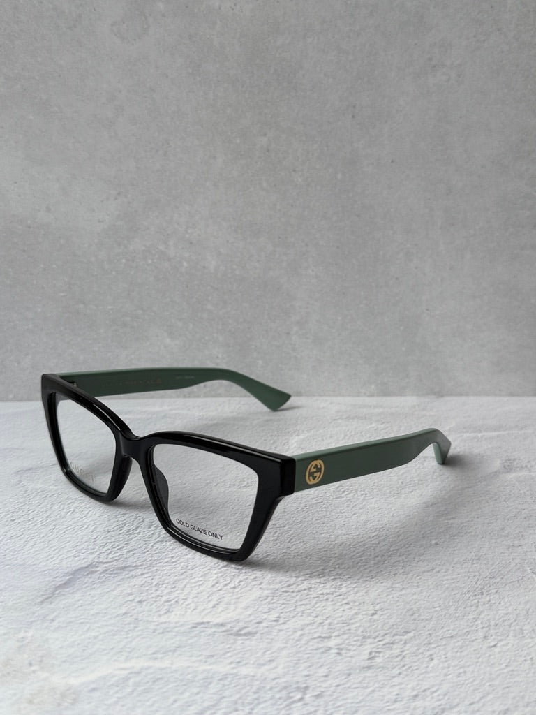 Monturas de ojos de gato Gucci GG0634O en marrón